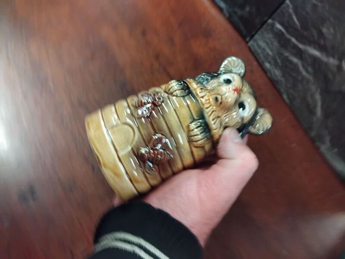ceramic Bear double jar