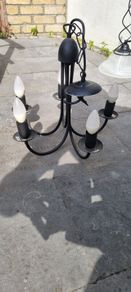 Ceiling Lamp chandelier Metal Black