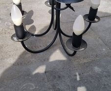 Ceiling Lamp chandelier Metal Black