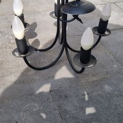 Ceiling Lamp chandelier Metal Black