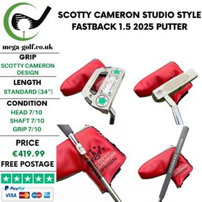 Scotty Cameron Studio Style Fastback 1.5 2025 Putter / 34