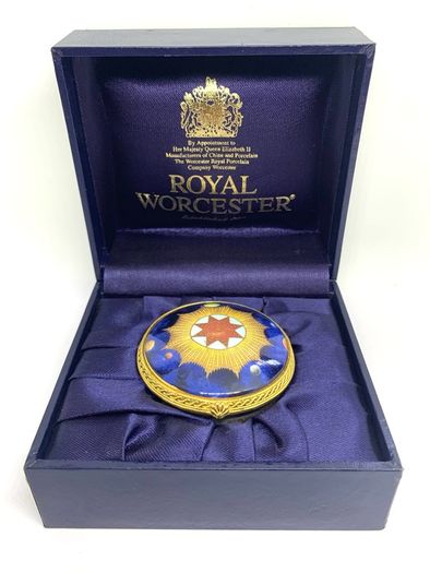 Royal Worcester Millennium 2000 AD Trinket Box