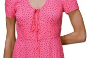 whistles Heidi Spot print dress size 8
