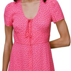 whistles Heidi Spot print dress size 8
