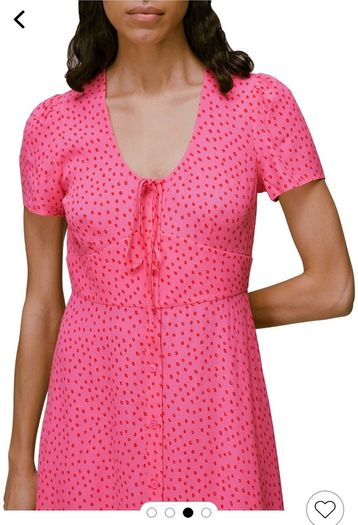whistles Heidi Spot print dress size 8