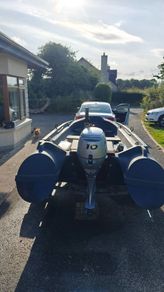 Boat, Engine and Trailer - Pioneer Steady 400