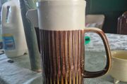 Vintage Retro Mid Century Ulster studio pottery Coffee pot