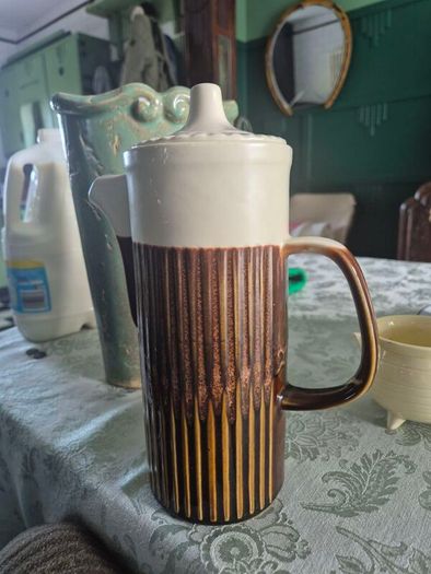 Vintage Retro Mid Century Ulster studio pottery Coffee pot