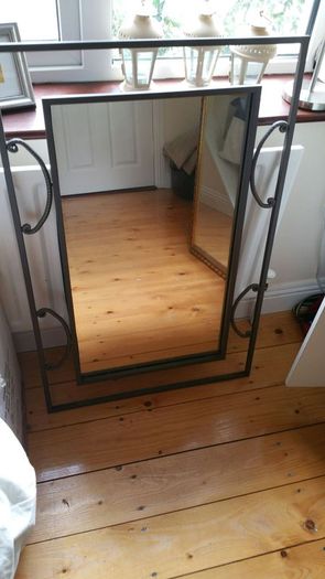 Lovely Large Metal Design Mirror