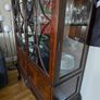 Wood cabinet with glass doors Image 2