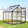 Large 6 x 6ft Polycarbonate Greenhouse Image 2