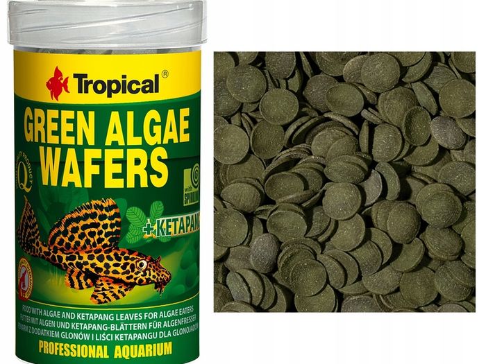 Fish Food Tropical Green Algae Wafers 100ml