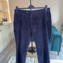 Mens Navy Corduroy Trousers from Gurteen Image 7