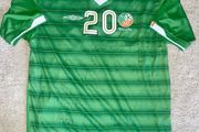 ireland umbro home player spec jersey