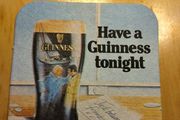 Rare vintage Guinness beer mats set of 10