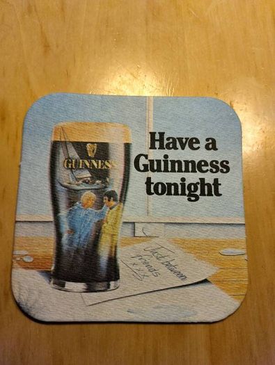 Rare vintage Guinness beer mats set of 10
