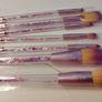 New Princess Pink 7 Piece Brush Set Image 3