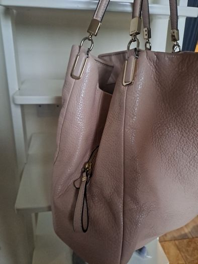 Soft Pink Coach Leather Handbag D1