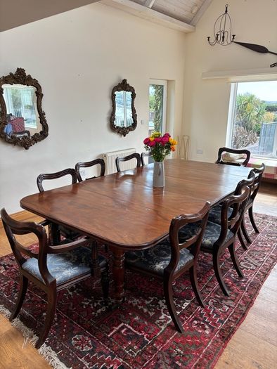 Antique Dining Table & Chairs