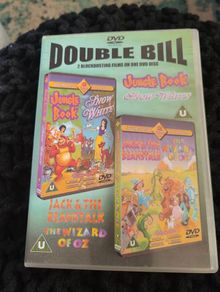 Jungle book, snowwhite, wizard oz, Jack and the beanstalk dvd