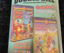 Jungle book, snowwhite, wizard oz, Jack and the beanstalk dvd