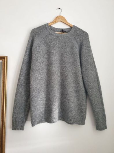 Theory Wool Blend Knitted Jumper Size Large