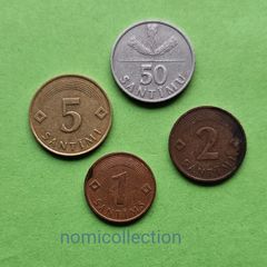 Latvia 1992 year coin set.