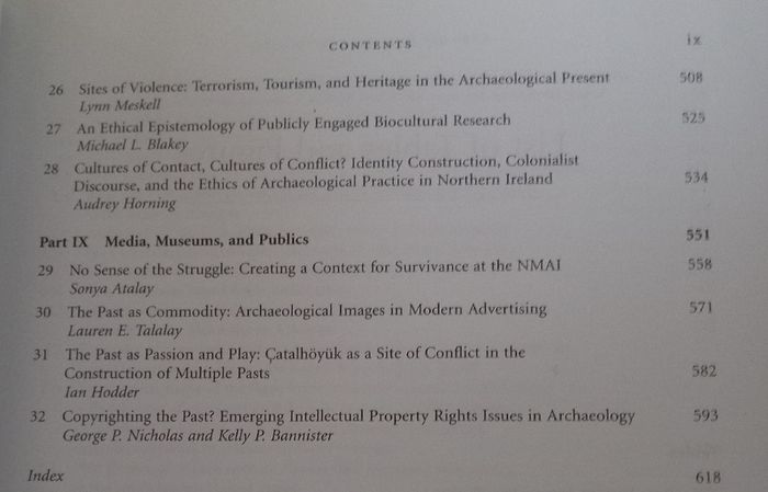 Contemporary Archaeology In Theory Book