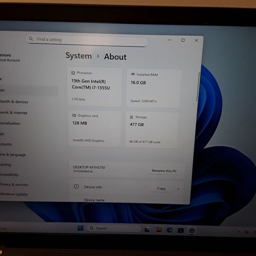 Lenovo ThinkPad T14 Gen 4 | Intel Core i7-1355U | 16GB RAM | 512GB SSD | 2023 Model Laptop