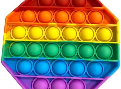 Pop Fidget Toy Octagon Push Pop Bubble Sensory Toy