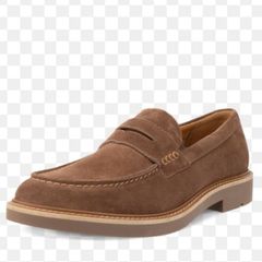 ECCO Metropole London Suede Loafers 10.5