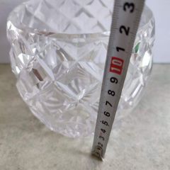 Crystal Bowl Vase No Stamp.