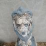 Concrete Lion and flower pots Image 2