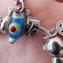 Pandora Sterling Silver 925 Multi Stone Charm Bracelet 12 Charms Image 8