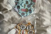 Snoozip bibs and reversible dungarees (size 9-12m)