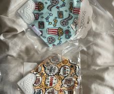 Snoozip bibs and reversible dungarees (size 9-12m)