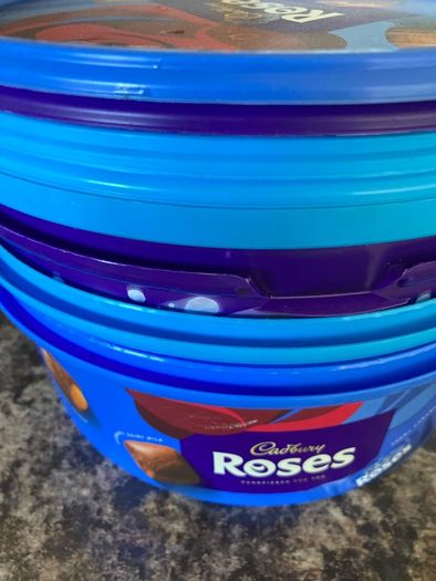 Free Empty Cadbury's sweet boxes with lids.
