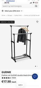Clothes rail