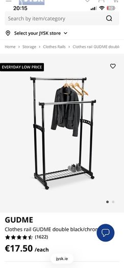 Clothes rail