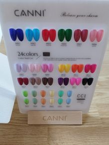 gel nail polish and lamp
