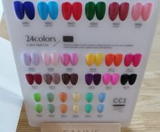gel nail polish and lamp
