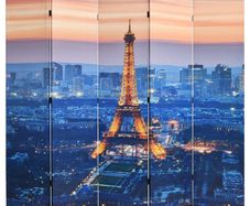 Folding Room Divider 200x170 cm Paris by Night