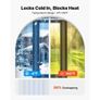 Strip Curtain PVC Door Curtain 106.7x213.4 cm Cooler Freezer Clear Plastic Image 5