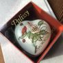 Vintage Trinket Box - Royal Worcester Palissy Heart Shaped Box Image 2