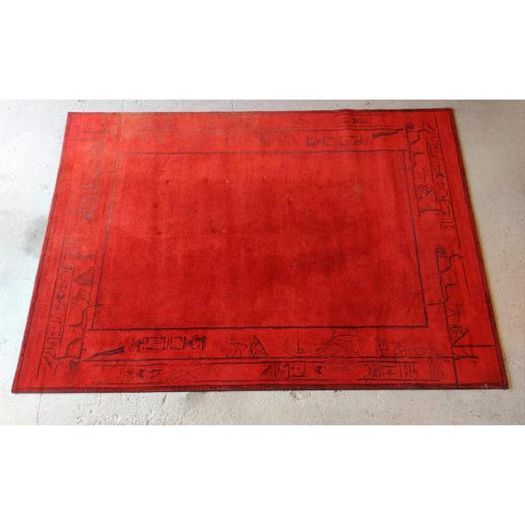Reclaimed Egyptian Pattern Rug 346.5cm x 249.5cm KAS383