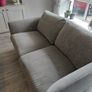 Two-seater Grey Fabric Sofa Image 3
