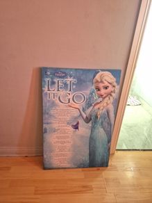 Large Frozen Eliza Canvas