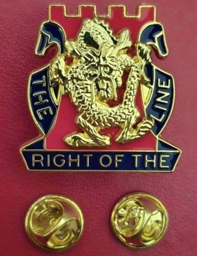 Us army, 14th infantry regiment, unit badge.