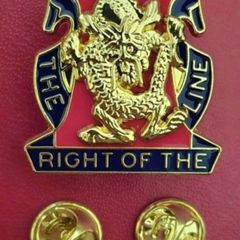 Us army, 14th infantry regiment, unit badge.