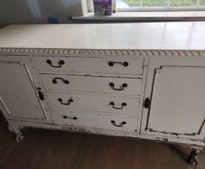 antique sideboard for upcycle project